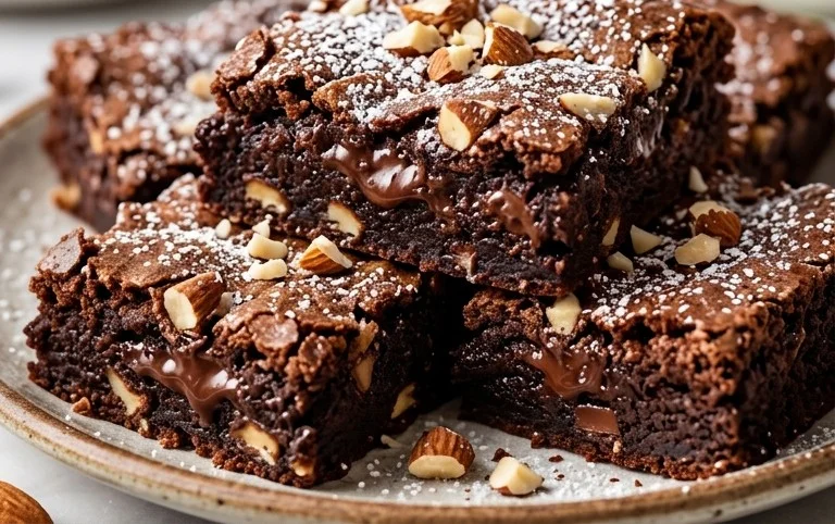 Ultra-Fudgy Chocolate Almond Flour Brownies