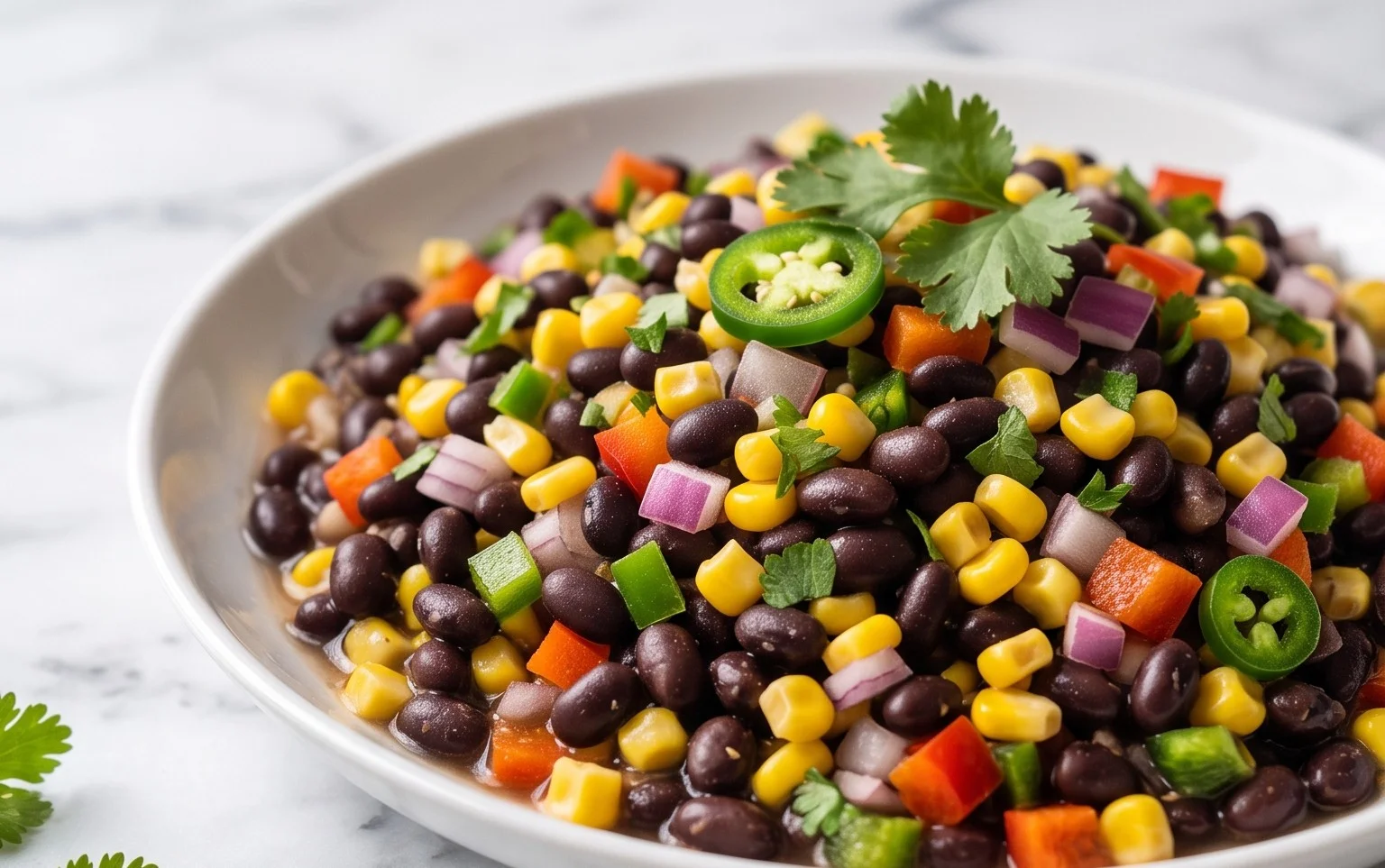 Easy Fresh Black Bean Salsa Recipe