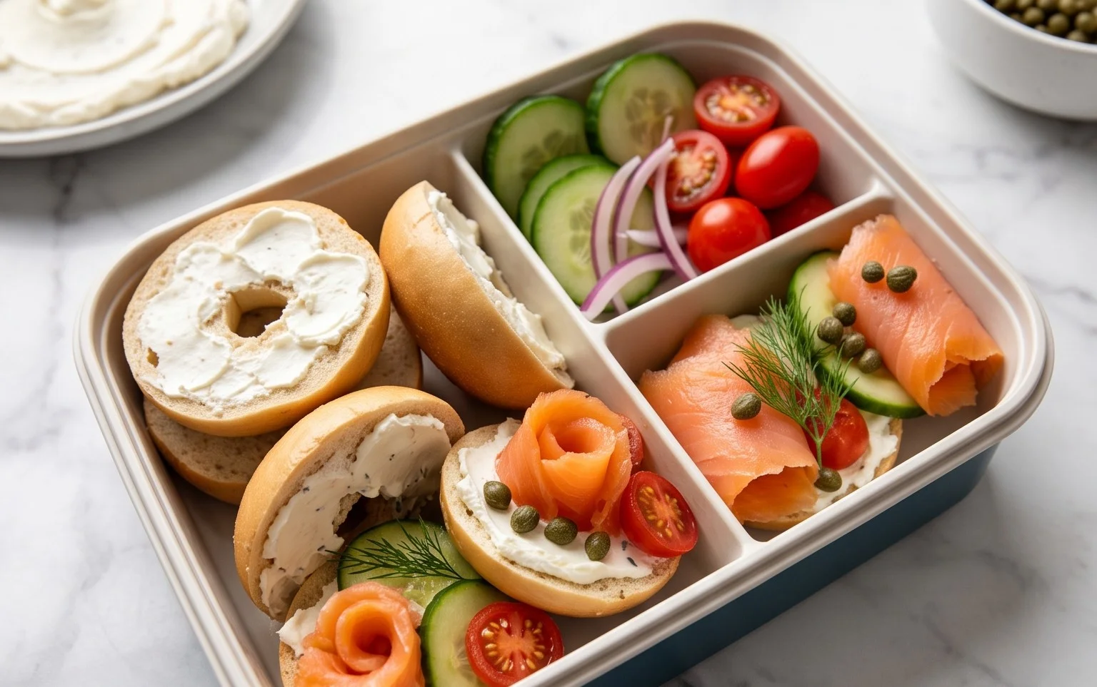 Easy Bagel Snack Box – Quick Lunch & Snack Ideas