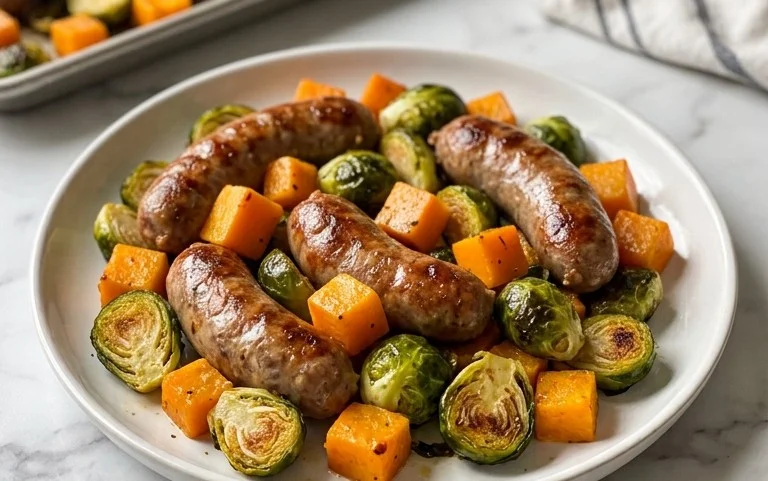 Autumn Sausage Roasted Veggies – Comforting Fall Dinner
