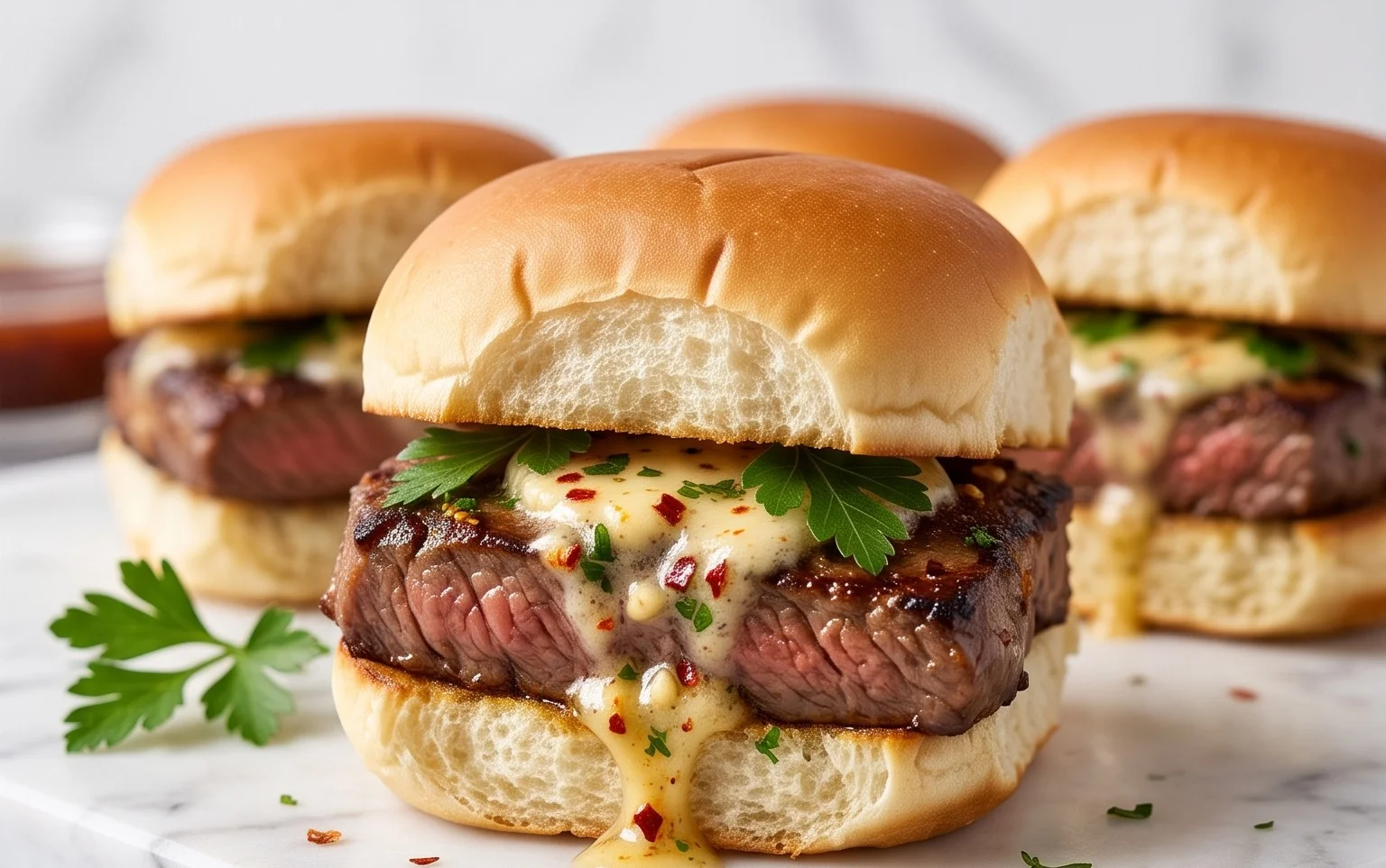 Cowboy Butter Steak Sliders – Easy Crowd-Pleaser