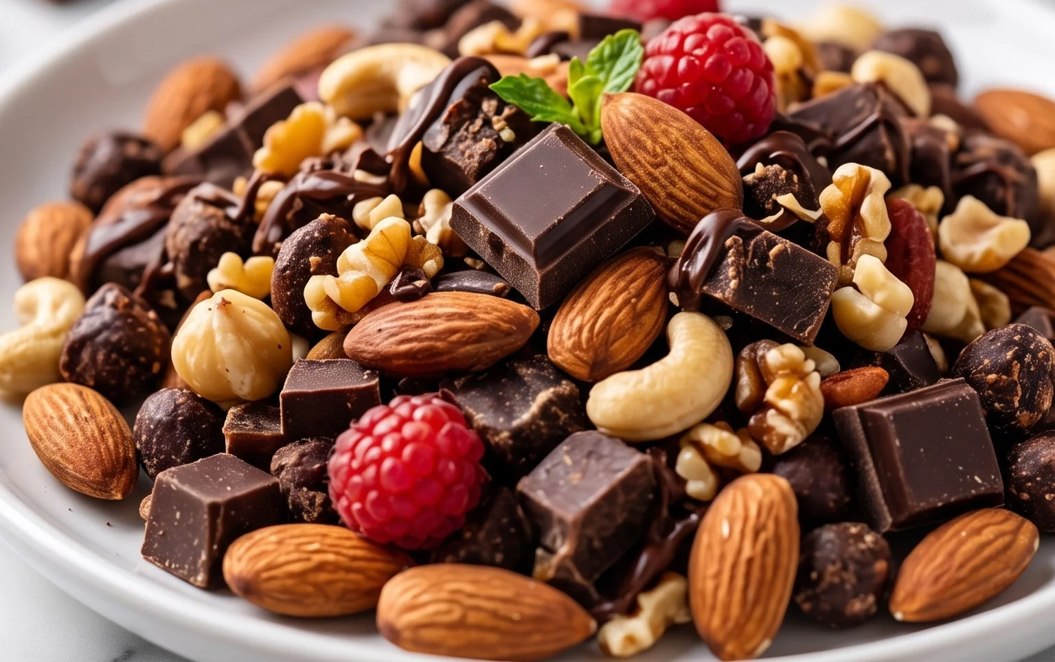 Dark Chocolate Trail Mix Recipe {Heart Healthy}