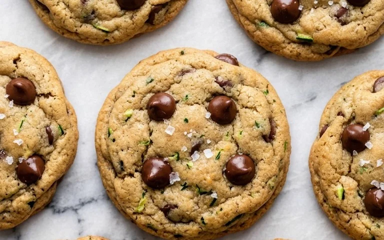Moist Zucchini Chocolate Chip Cookies Surprise