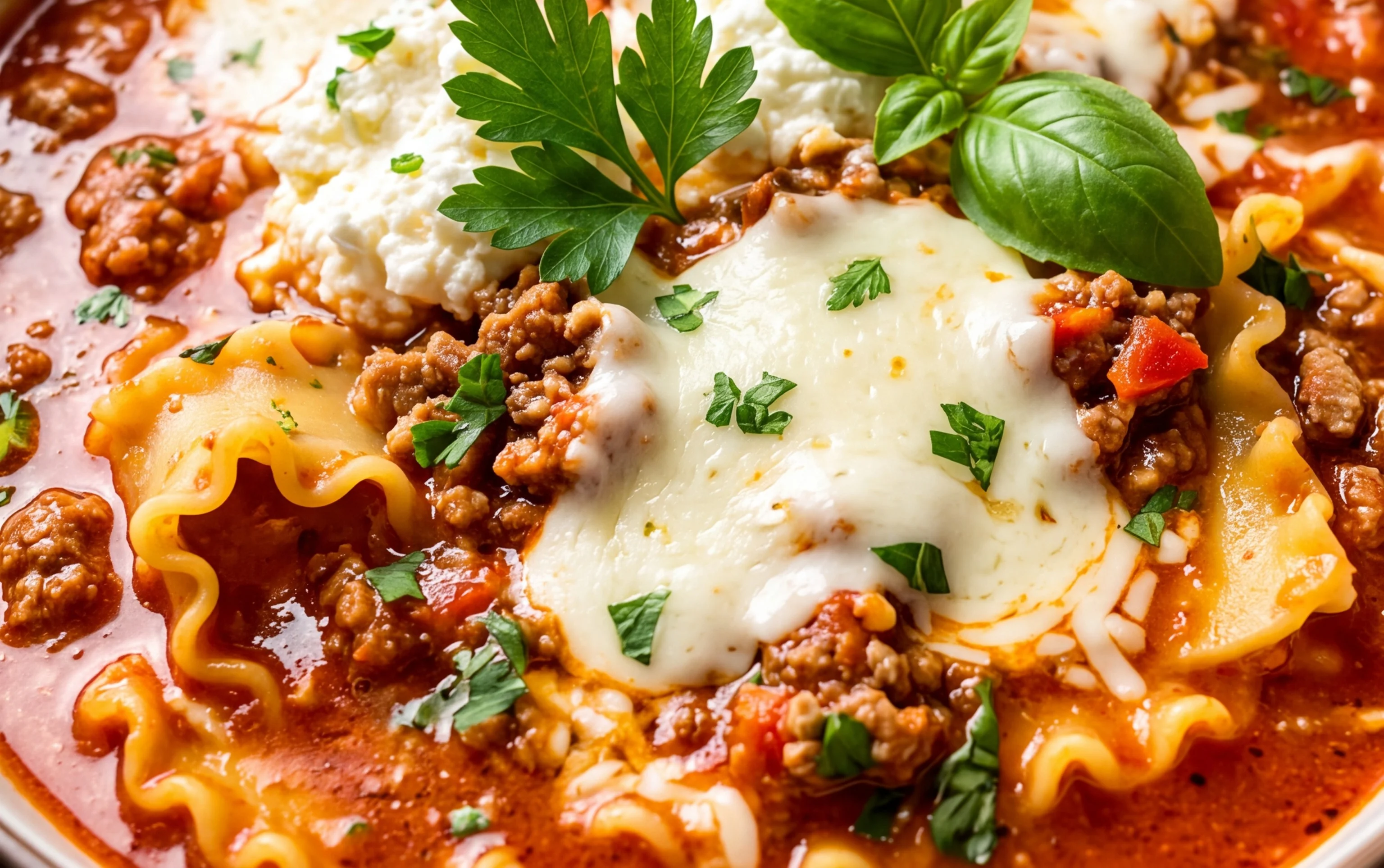 Easy Lasagna Soup Recipe